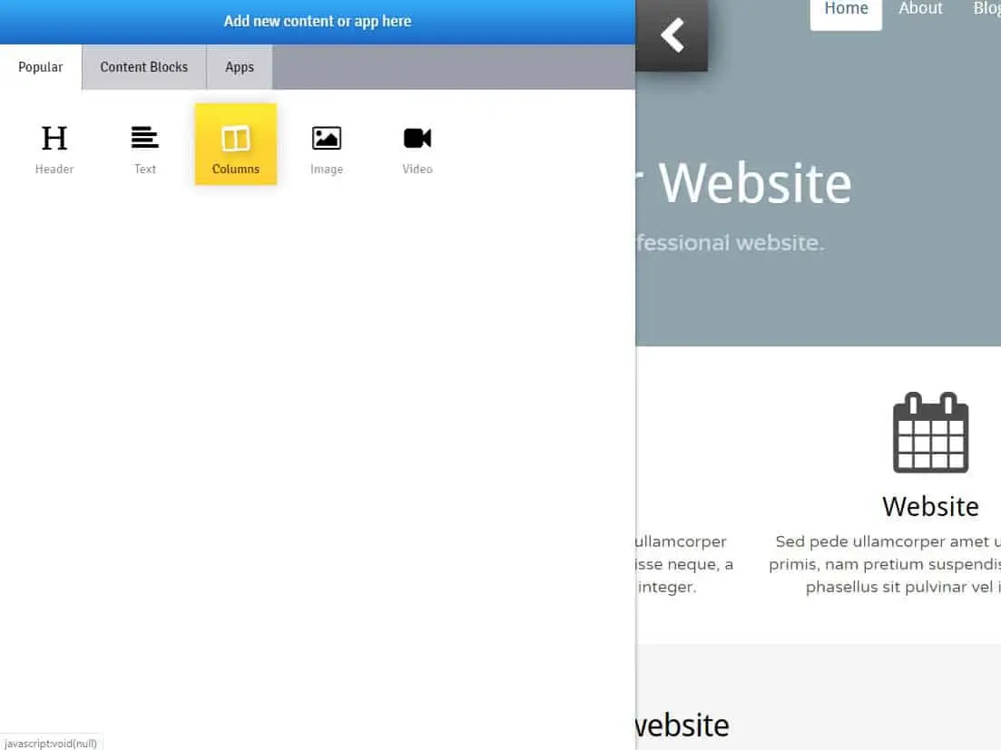 Website Builder Blocks