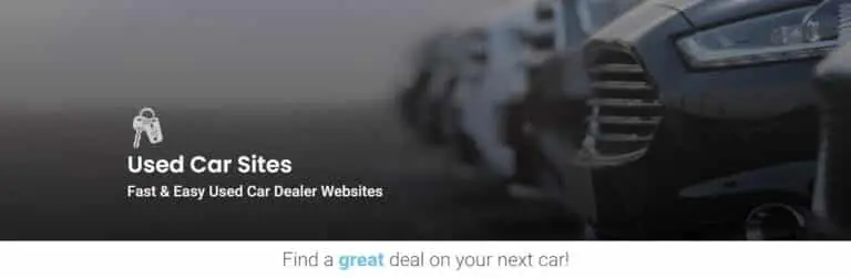 Used Car Dealer Websites