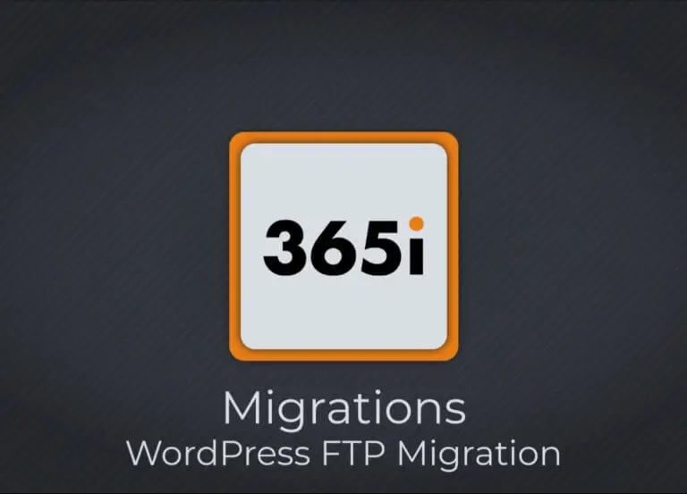 WordPress FTP Migration to 365i