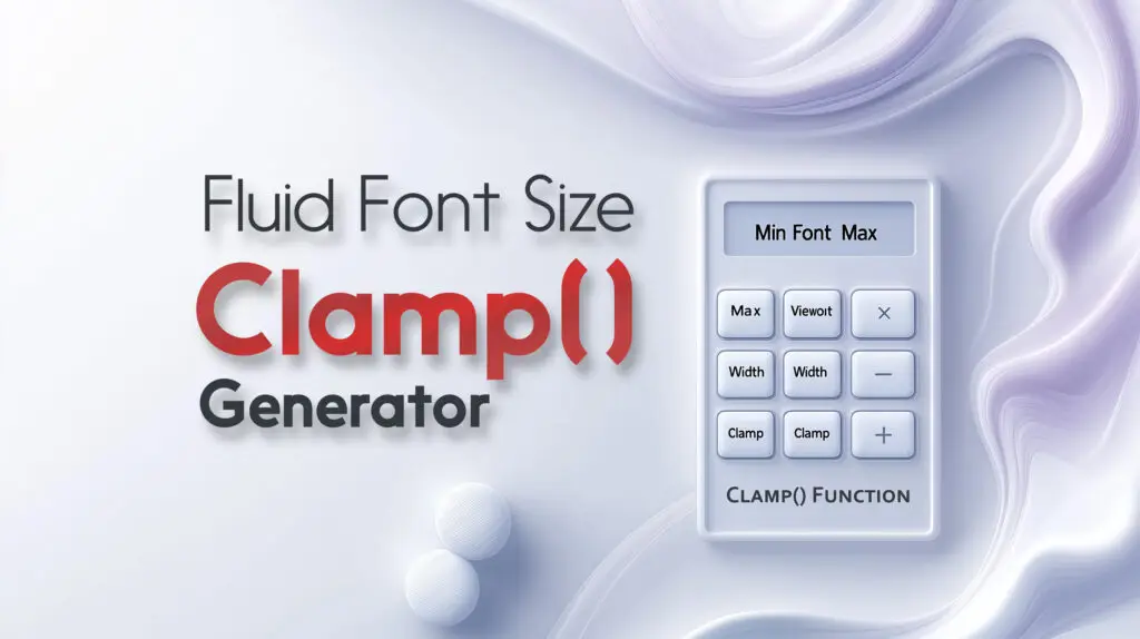 Font-size Clamp() Generator