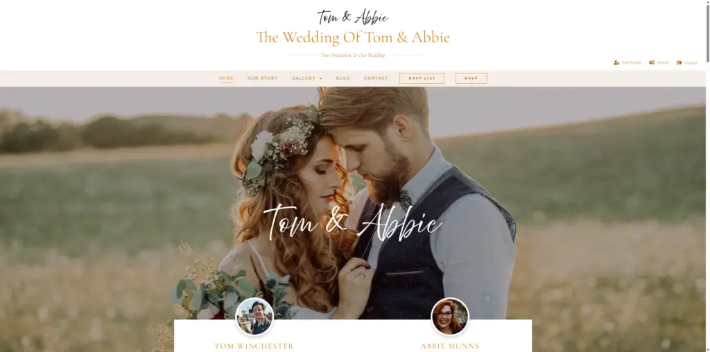 Wedding Website