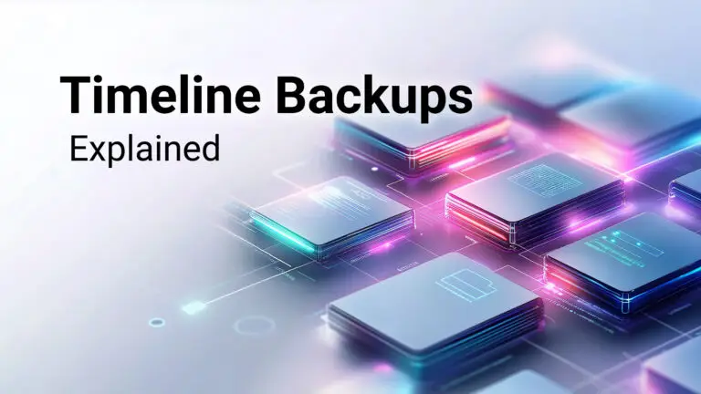 Timeline Backups Explained