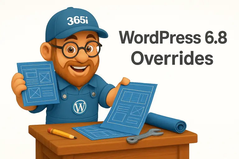 WordPress 6.8 Overrides