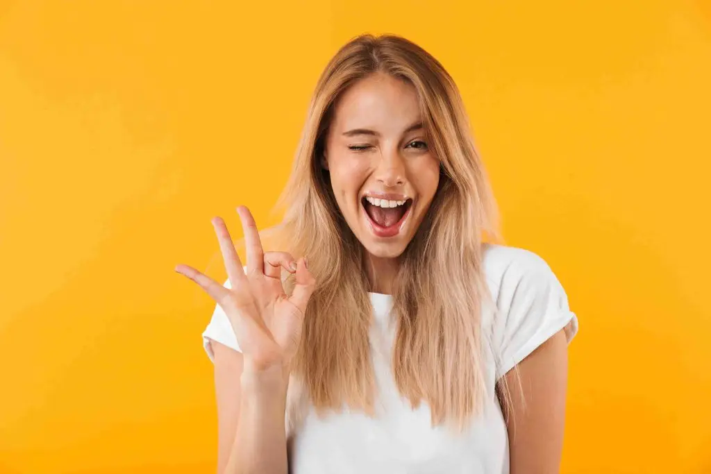 a woman with her mouth open and mouth open