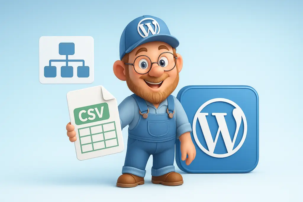 Post Sitemap to CSB WordPress Maintenance Man
